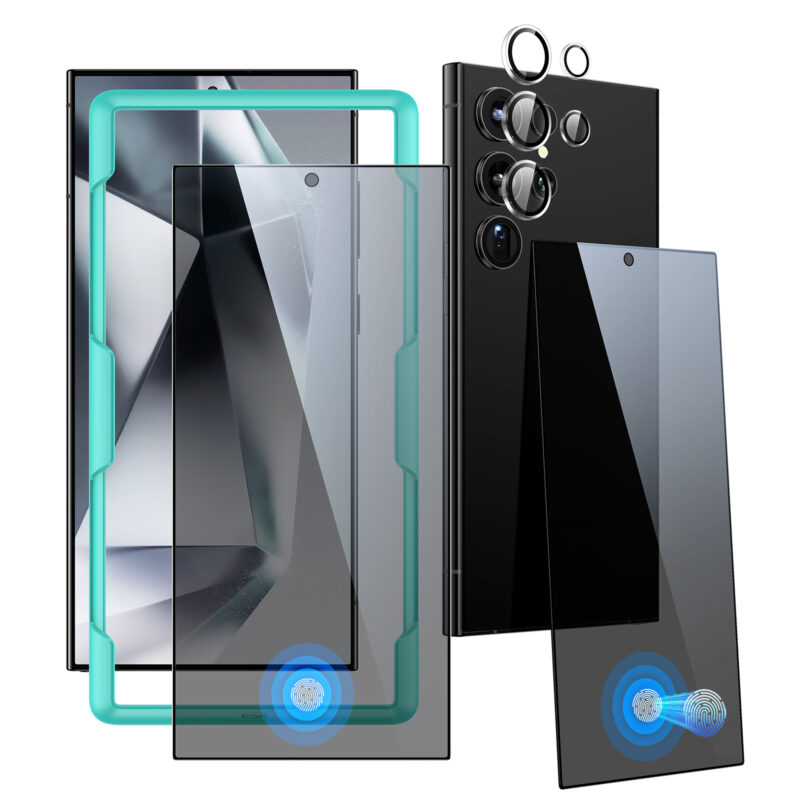 mSkin360 Privacy Tempered Glass for Samsung Galaxy S24 Ultra