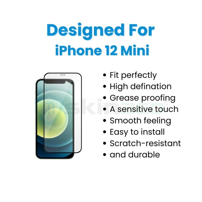 mSkin360 iPhone 12 Mini Tempered Glass