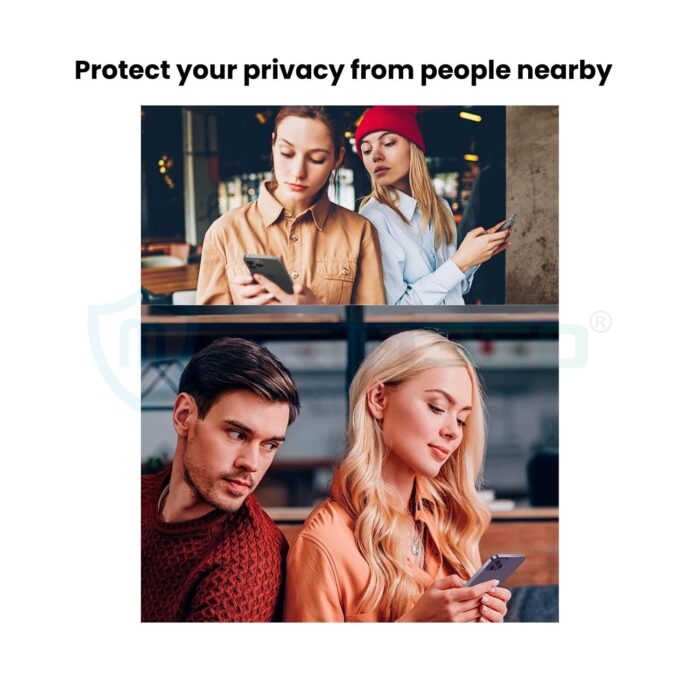 mSkin360 iPhone 15 Plus Privacy Tempered Glass